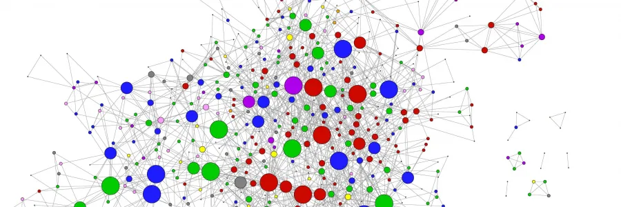 Diagram represents a network of applications by Institute for Life Sciences Members for collaborative projects.