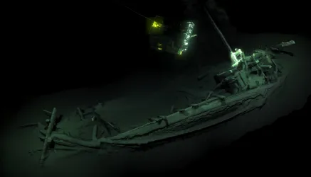 3D Image of an Ancient Greek shipwreck in the Black Sea. Credit Rodrigo Pacheco Ruiz.