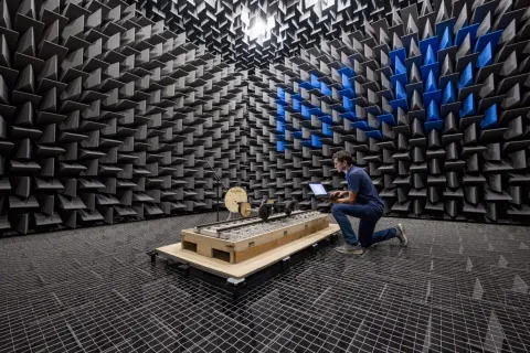 Large anechoic chamber