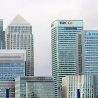 Image showing high-rise banking buildings.