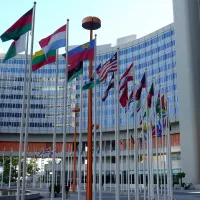 Exterior shot of the United Nations Office in Vienna