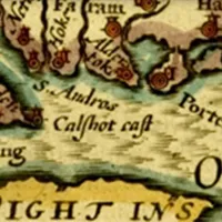 Medieval map of the Solent